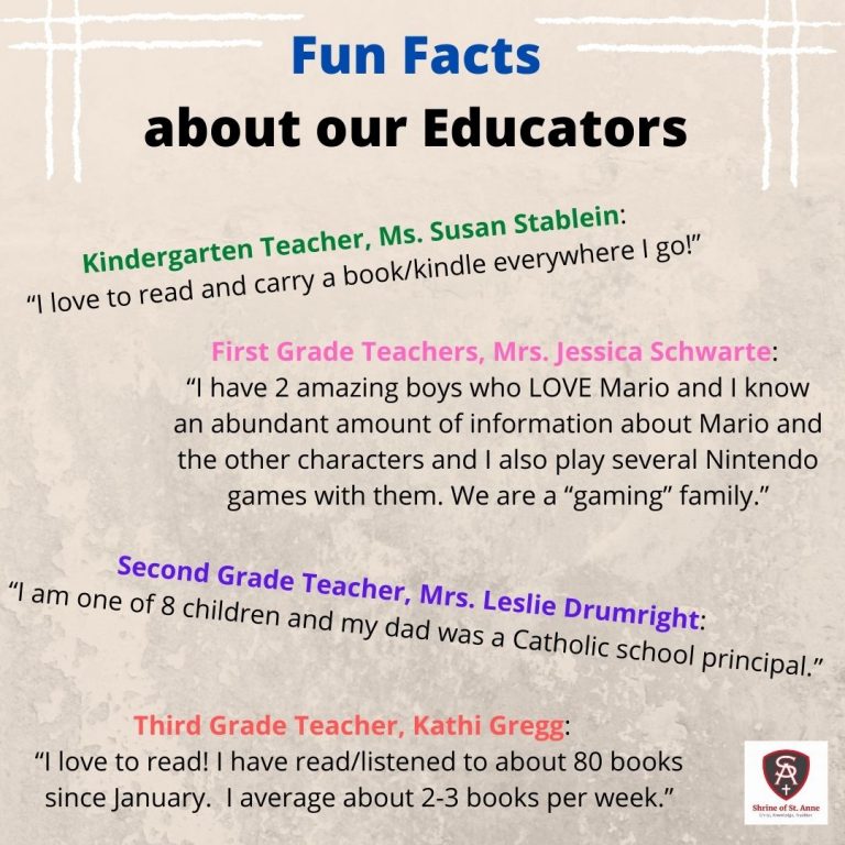 fun-facts-about-teachers-shrine-of-st-anne-catholic-school